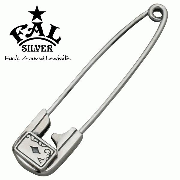 エフエーエル ピンブローチ メンズ ブランド シルバー IVCダイヤ