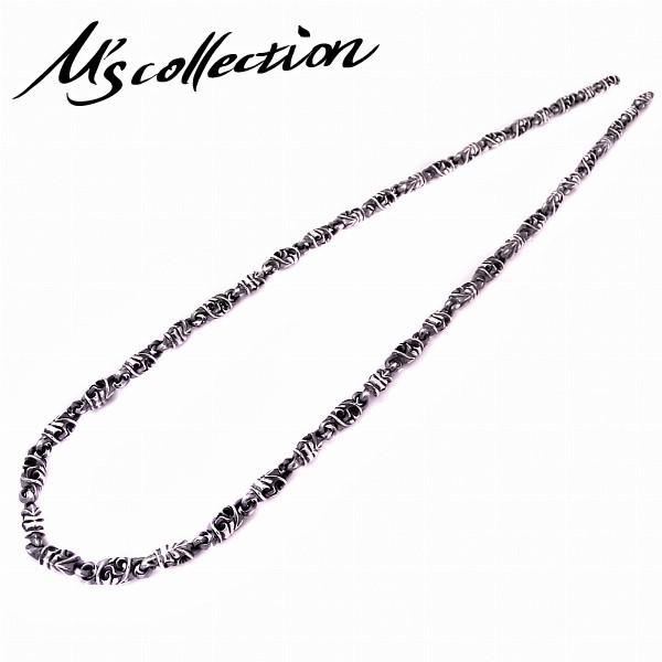 エムズコレクション ネックレスチェーン メンズ ブランド シルバー トライバル アラベスク 植物 M S Collection 人気 Frn Xx 002 新宿銀の蔵 年中無休 一部即日発送 通販 Yahoo ショッピング