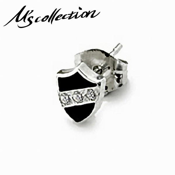 エムズコレクション ピアス メンズ ブランド 片耳 シルバー 黒 ブラック エンブレム 1p おしゃれ M S Collection 人気 Frp M 0243blk 新宿銀の蔵 年中無休 一部即日発送 通販 Yahoo ショッピング