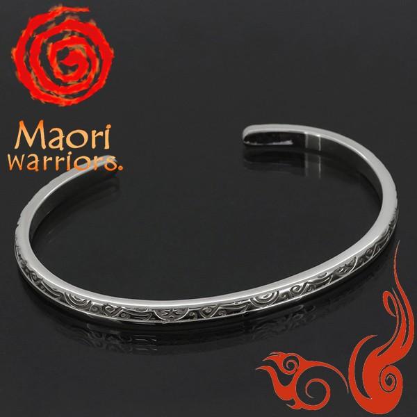 Maori マオリウォリアーズ バングル メンズ ブランド シルバー