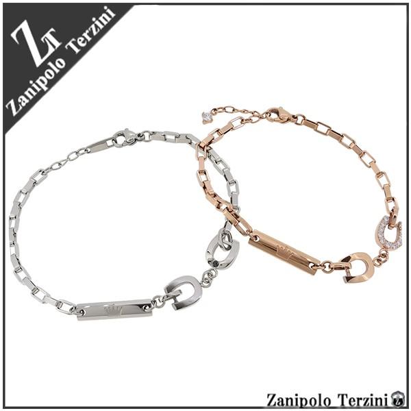 Zanipolo Terzini 馬蹄ブレスレット(ペア) Zanipolo Terzini ペアブレスレット ステンレス 馬蹄 ホース