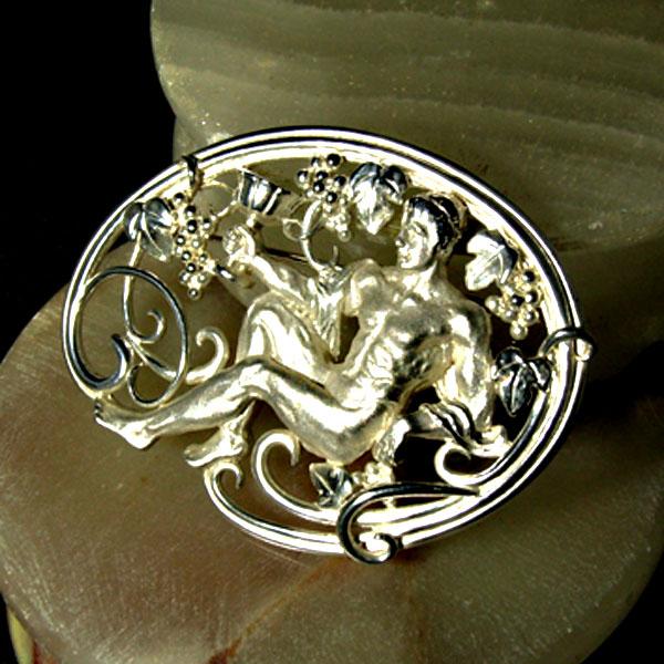 ブローチ 酒の神 バッカス シルバー ブランド メンズ レディース ブローチ Fy Mv 95 新宿銀の蔵 年中無休 一部即日発送 通販 Yahoo ショッピング