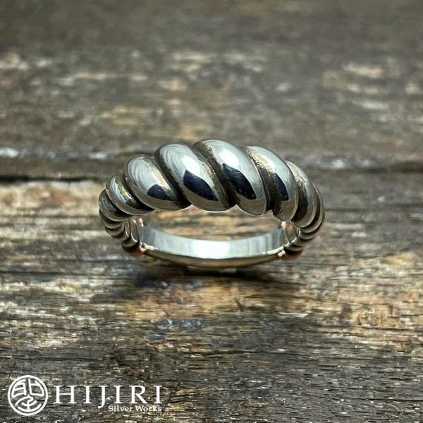 聖 HIJIRI しめ縄のリング 太 Sacred rope “Shime-nawa” ring 指輪 11〜30号 和風 シルバー アクセサリー ブランド メンズ 男性 彼氏 夫 旦那 爆買