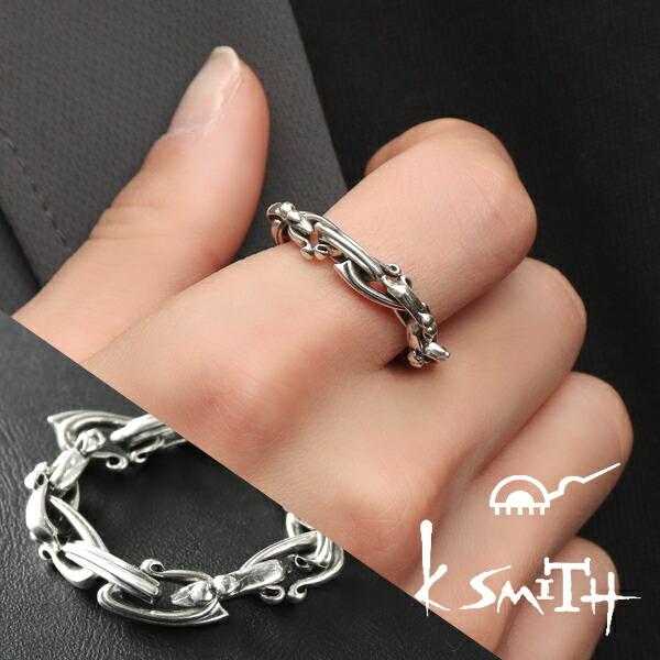 k-Smithのシルバーリング K-SMITH（ケースミス） 5/7までポイント5倍 バースデー フラワー