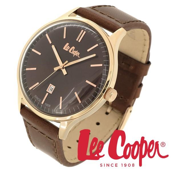 Lee Cooper リークーパー 腕時計 メンズ ブランド 本革ベルト