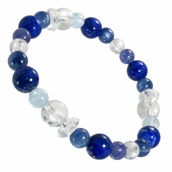 ラピスラズリ ブレスレット レディース 天然石 カイヤナイト