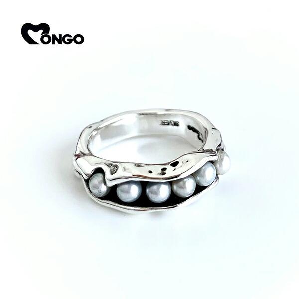MONGO パール シルバー リング 6〜23号 ホワイト 指輪 シルバーリング