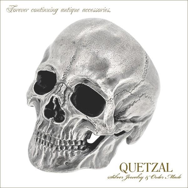 ケツァール リング メンズ ブランド 指輪 シルバー ラージタナトス