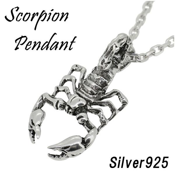 ネックレストップ メンズ シルバー サソリ スコーピオン 人気 かっこいい シルバー925 メンズ ペンダントトップ チェーンなし Rbs T04 新宿銀の蔵 年中無休 一部即日発送 通販 Yahoo ショッピング