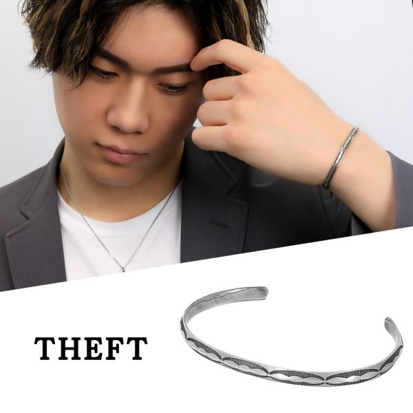 THEFT セフト ネイティブ サンライズ モチーフ スタンプワーク バングル シルバー SUNRISE STAMPWORK ビンテージ ヴィンテージ アンティーク調 爆買