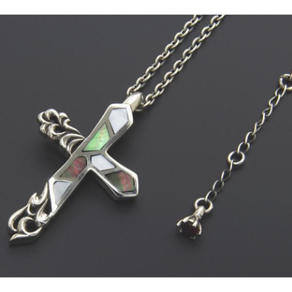 SAINTS（セインツ） ネックレス アラベスクシェルクロス ペンダント 