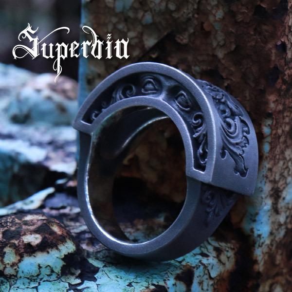 Superbia “オクリス”リング 13号〜27号 Rococo シルバーリング シルバー925 メンズ スペルヴィア スペルビア ブランド  ロココ美術
