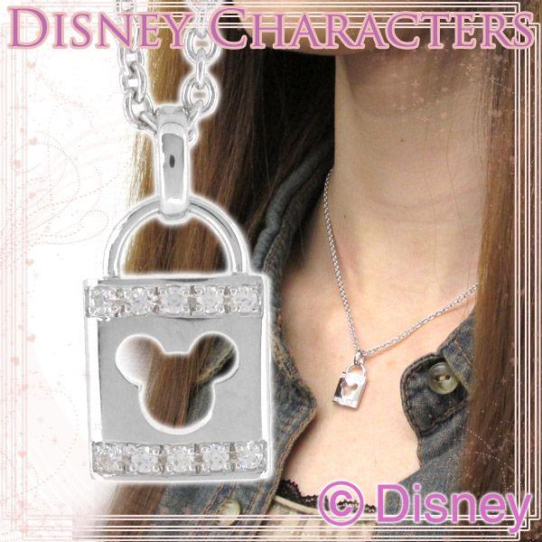 Disney（ディズニー） ネックレス ミッキー 鍵穴 シルバー ミッキー 
