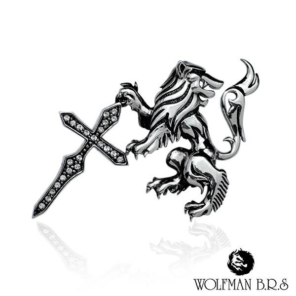 WOLFMAN B.R.S（ウルフマンBRS） ペンダントトップ ブレイブ ウルフ