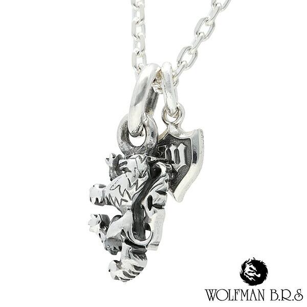 WOLFMAN B.R.S（ウルフマンBRS） ネックレス ブラザー ウルフ チャーム