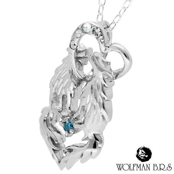 期間限定３０％ＯＦＦ！ ウルフマン ホーリーウルフハート ネックレス