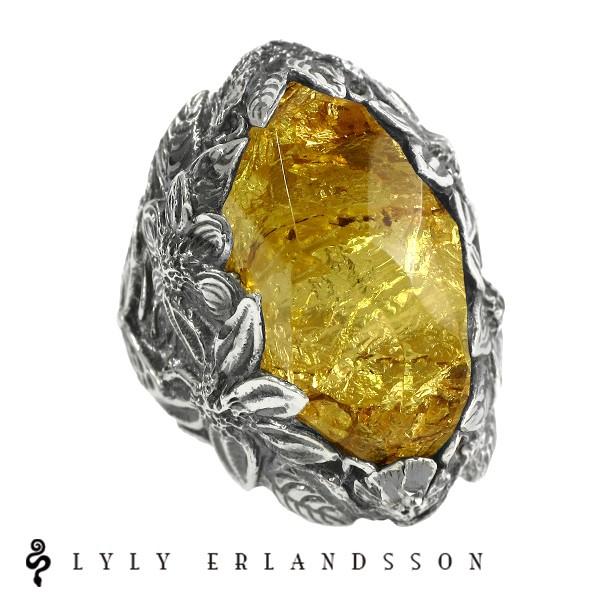 リリーエルランドソン リング メンズ レディース ブランド 指輪 シルバー the WINTER Gold Leaf 金箔 7-25号 ウィンター シルバー925 LYLY ERLANDSSON 人気 :WS-L-02-017:新宿銀の蔵 年中無休 一部即日発送 通販 メンズ リング アクセサリー ゴールド ブルーの装飾 20号