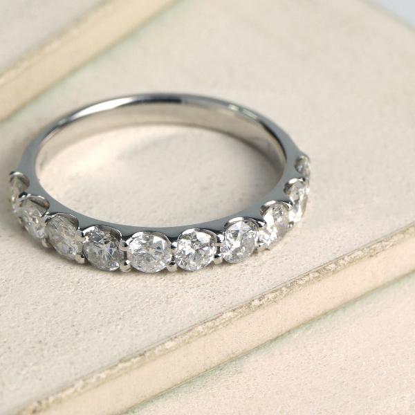 PT900 1.0カラット ダイヤモンド エタニティリング 指輪 プラチナ
