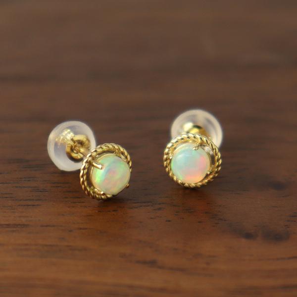 K18・エチオピア産オパールのブレスレット