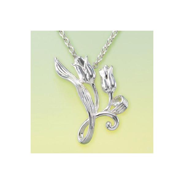 チューリップのネックレス