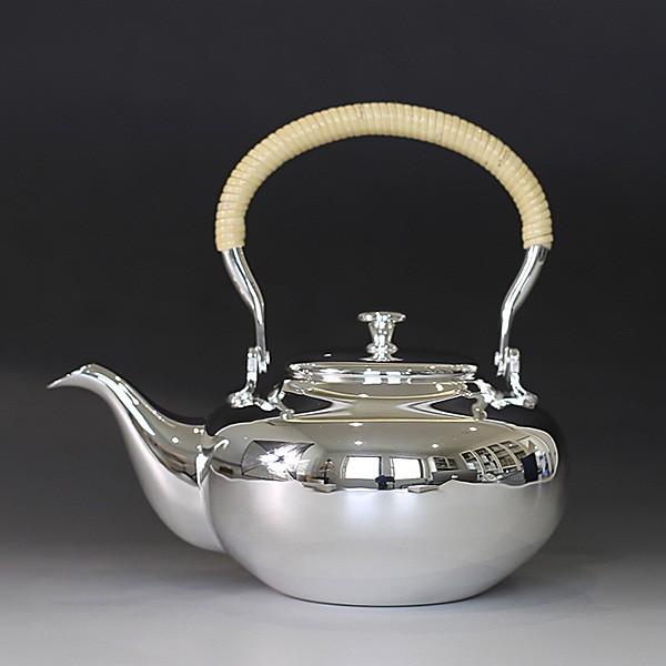 専用　吉川一正斎　純銀　急須　161g 幅約12.2㎝　東さ7-1124☆2F 急須 - 大淵光則 - 銀製品
