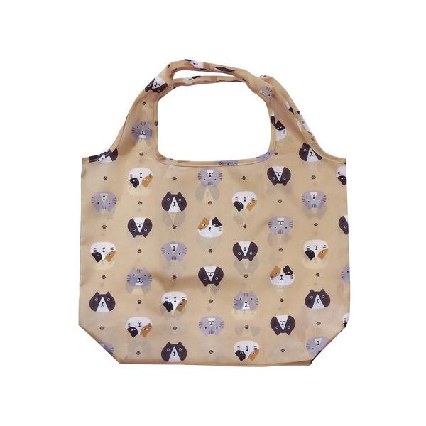 たっぷり入るエコバッグ！コンパクトなので、いつもバッグの中に入れて持ち歩けます!!ねこちゃん好きの方へのプレゼントにも♪Size：約H34×W44cm底マチ部分：約13cm注意事項 ※洗濯はお避けください。※強い摩擦や水ぬれは色落ち、色移り...