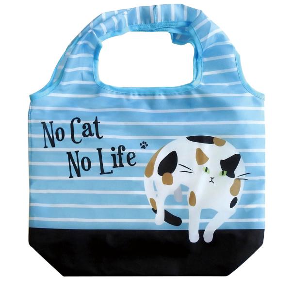 たっぷり入るエコバッグ！コンパクトなので、いつもバッグの中に入れて持ち歩けます!!ねこちゃん好きの方へのプレゼントにも♪Size：約H34×W44cm底マチ部分：約13cm注意事項 ※洗濯はお避けください。※強い摩擦や水ぬれは色落ち、色移り...