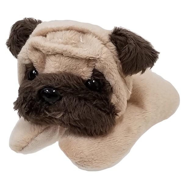 アンティークヴィンテージ　パグ　ぬいぐるみ パグ犬 ヴィンテージ vintage ハンドメードアート リアルファー