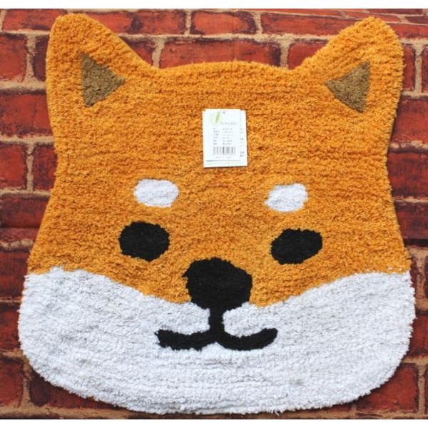 ☆宅配便でのお届け☆ ☆サイズが大きいためメール便はご利用いただけません。配送方法は宅配便をご選択ください☆しばたさんの顔型マット!!少し小さめのマットですので、洗面所やトイレわんちゃんのゲージやリラックススペースになど色んな場所に使えます...