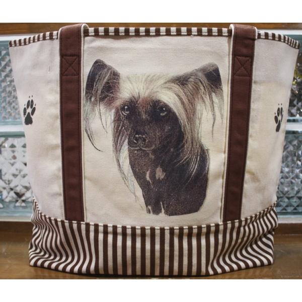 プリントトートバッグ チャイニーズ クレステッド ドッグ 輸入雑貨 犬雑貨 犬グッズ Es 51 犬雑貨専門店 銀屋 通販 Yahoo ショッピング