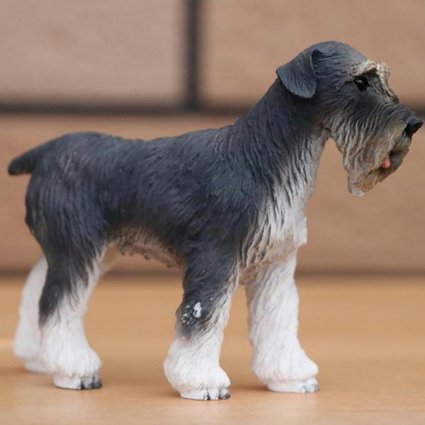 アウトレット品　箱なし　シュナウザー　オブジェ　置き物　ペットショップ　看板犬 犬 オブジェ オーナメント ガーデン 雑貨 ガーデニング 置物 置物