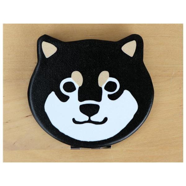 コンパクトミラー ダイカット くろやなぎさん 犬雑貨 犬グッズ 柴犬 黒柴 Fw 232 226 犬雑貨専門店 銀屋 通販 Yahoo ショッピング