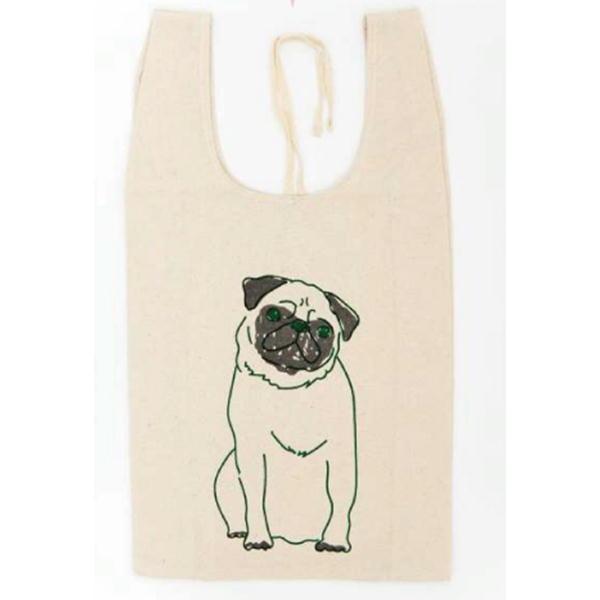 ミニエコバッグ パグ 犬雑貨 犬グッズ Lw 534 312 犬雑貨専門店 銀屋 通販 Yahoo ショッピング