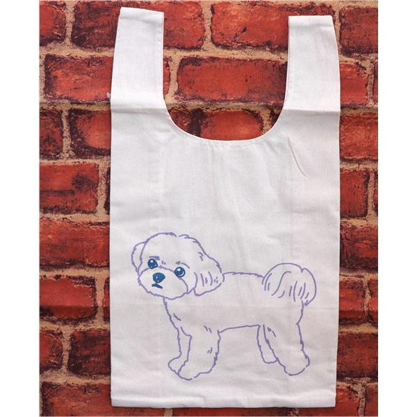ミニエコバッグ マルチーズ 犬雑貨 犬グッズ プードル Ms 3 312 犬雑貨専門店 銀屋 通販 Yahoo ショッピング