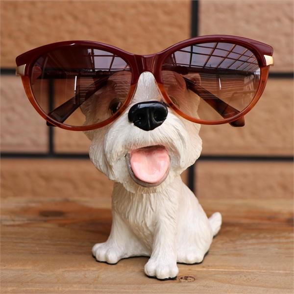 フィギュア グラススタンド ウエスティ 犬雑貨 犬グッズ 輸入雑貨 眼鏡置き メガネスタンド Optipets18 E 犬雑貨専門店 銀屋 通販 Yahoo ショッピング