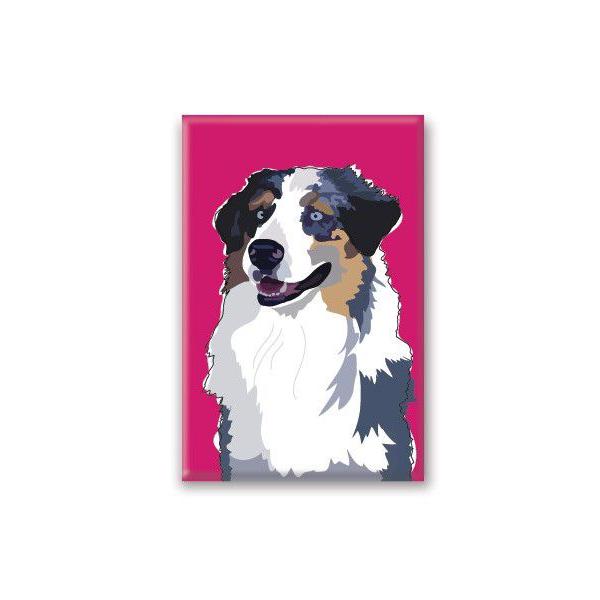 マグネットシリーズ オーストラリアン シェパード 輸入雑貨 犬雑貨 犬グッズ Paper Magnet118 犬雑貨専門店 銀屋 通販 Yahoo ショッピング