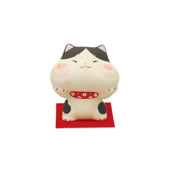 「ぷっくりふくふく」としたほっぺが可愛らしい、猫オブジェです。ほっぺに福を詰め込んで、可愛らしい笑顔でにっこり！見てるだけで癒されます。 ほっぺには「福」の文字が描かれています。愛猫家の方へのプレゼントにも最適♪Size約幅7×奥行5×高さ...