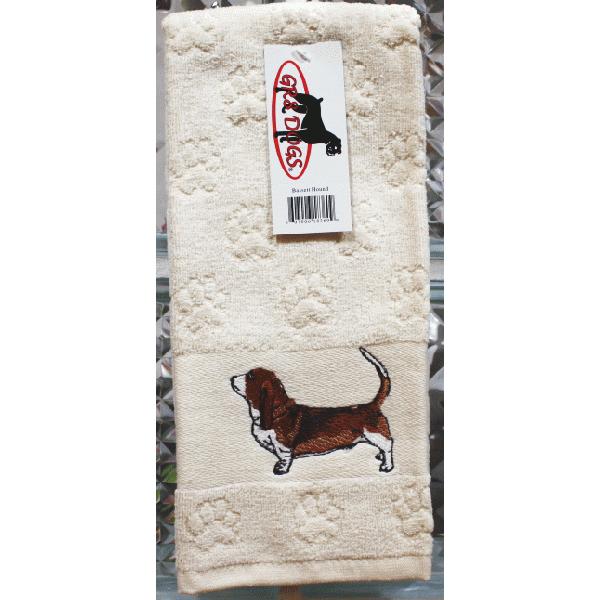 バセットハウンド刺繍タオル 犬雑貨 犬グッズ 輸入雑貨 Tpwel15 犬雑貨専門店 銀屋 通販 Yahoo ショッピング