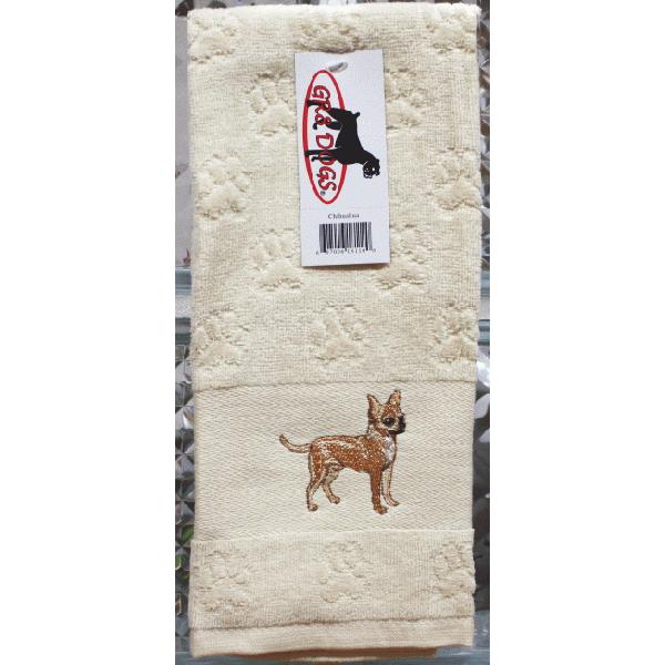 チワワ刺繍タオル 犬雑貨 犬グッズ 輸入雑貨 Tpwel19 犬雑貨専門店 銀屋 通販 Yahoo ショッピング