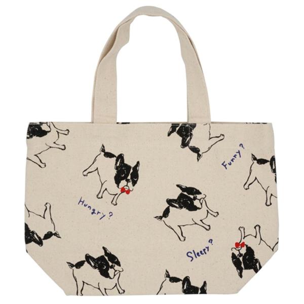 ちょっとお出かけにピッタリサイズ、ミニトートバッグ。生地は厚手でしっかりとしたキャンバス生地。お財布と携帯を入れてのお出かけや、お散歩バッグとして、ランチバッグとして多目的に使いやすいバッグです!!Size：約20×30×10cm※生地の性...