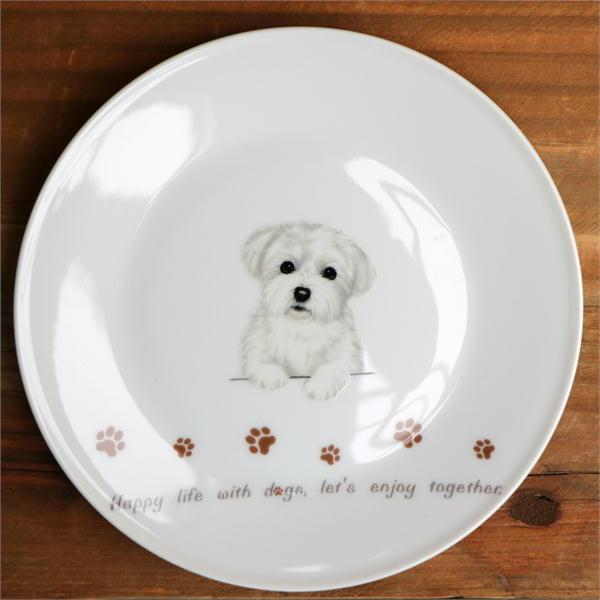 限定品 フラットケーキ皿 S25 マルチーズ 犬雑貨 犬グッズ :wa-9915-s25:犬雑貨専門店 銀屋 - 通販 - Yahoo!ショッピング