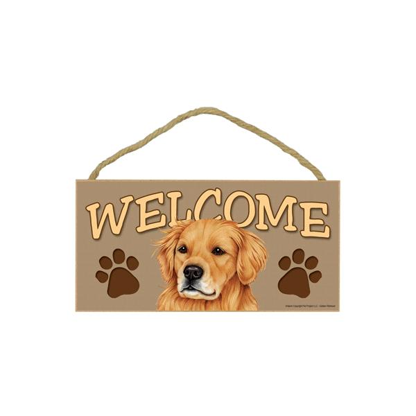 ゴールデンレトリバー　ウェルカムオブジェ ゴールデンレトリバー ウェルカムオブジェ 送料無料