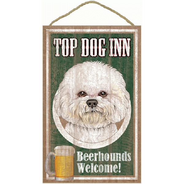 ウェルカムボード ビッグサイズ ビションフリーゼ輸入雑貨 犬雑貨 犬グッズ Wellcome 犬雑貨専門店 銀屋 通販 Yahoo ショッピング