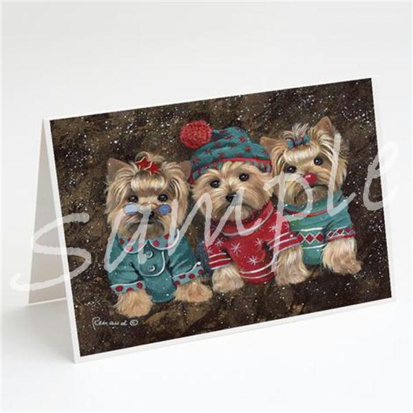 クリスマスカード ヨークシャー テリア ヨーキー Christmas Elves 輸入雑貨 犬雑貨 犬グッズ Yorkiechristmaselves N 犬雑貨専門店 銀屋 通販 Yahoo ショッピング