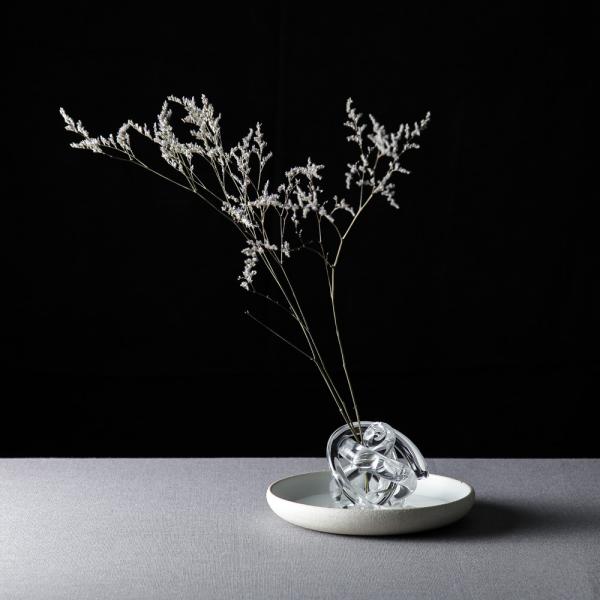 剣山 伊藤泰三作 ガラスの剣山 中 花留め 花止め 日本製 SUN G