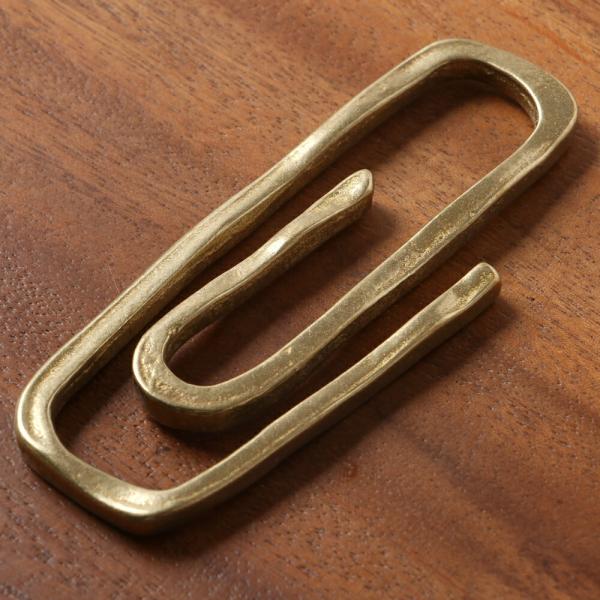 アクセサリー  クリップ型チャーム KHK-001-B 真鍮 キーホルダー キーリング