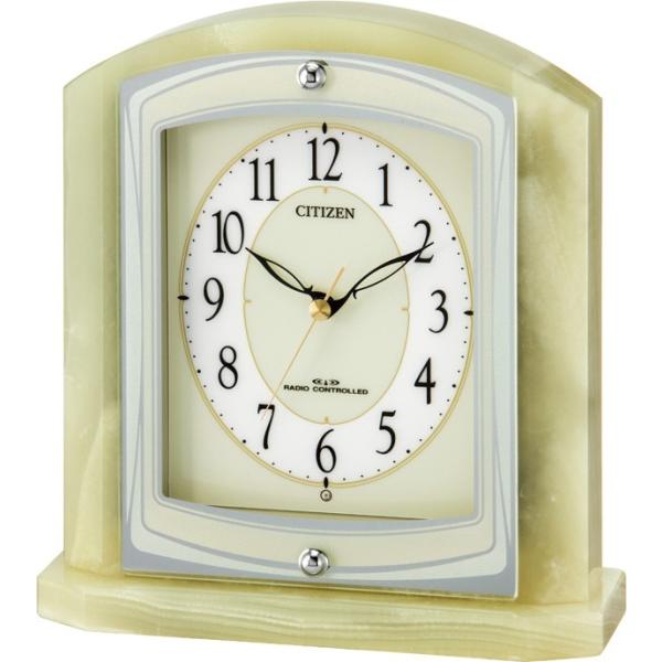 クロック シチズン リズム時計工業 CITIZEN RHYTHM 置き時計 電波時計 