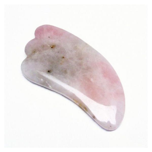 ■商品名：ローズクォーツフェイスマッサージプレート ■商品ID：t197-878 ■商品重量：約 64g ■商品サイズ：  高約:97mm   横約:49mm  厚約:9mm