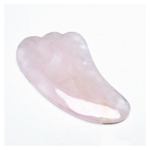 ■商品名：ローズクォーツフェイスマッサージプレート ■商品ID：t197-931 ■商品重量：約 58g ■商品サイズ：  高約:94mm   横約:53mm  厚約:9mm