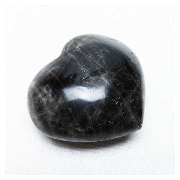 モリオン 純天然 黒水晶 ハート 置物 t375-4628 : 銀座東道 天然石専門
